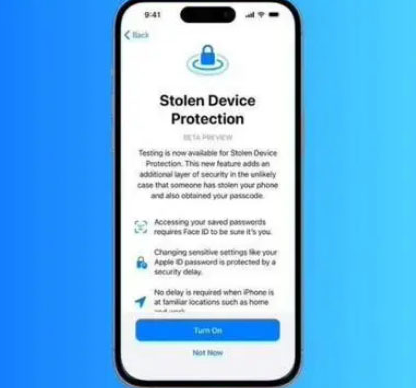 新会苹果授权维修店分享被盗设备保护功能开启方法 