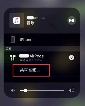 新会苹果14音频维修点分享iPhone14音频共享设置方法 